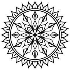 Sacred Tree of Life Mandala Vector