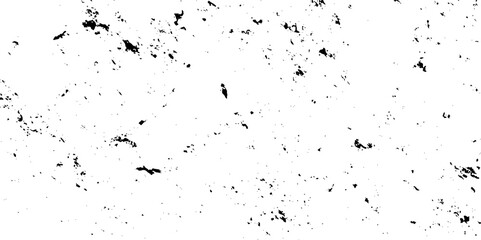 Black and white noise paper dust. Distressed Dirty rough overlay texture. Black grunge texture on transparent backdrop background. Scratches on a white background.