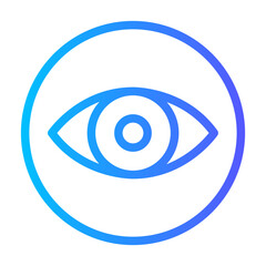 eye gradient icon