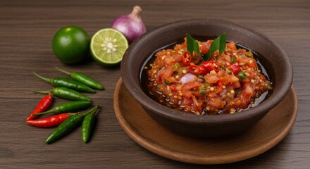Dabu-Dabu Sambal – Colorful Spicy Tomato Relish from North Sulawesi