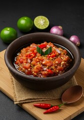 Dabu-Dabu Sambal – Colorful Spicy Tomato Relish from North Sulawesi