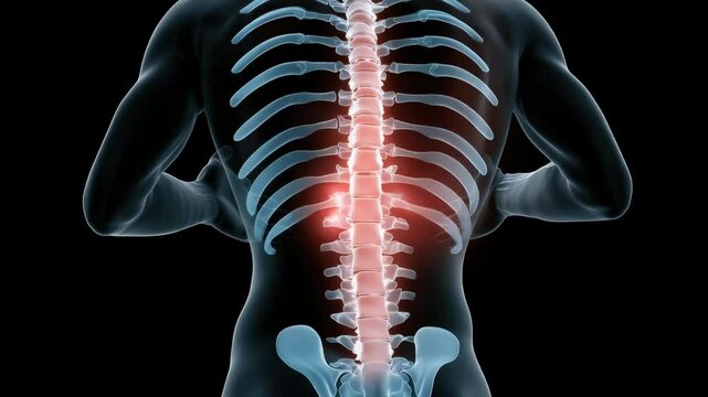 Backache sensation: lower stiffness, spinal throe, nerve pressure, disc irritation, skeletal tension, vertebral pain, torso problem, dorsal spasm, column signal, joint unease, muscular fatigue.