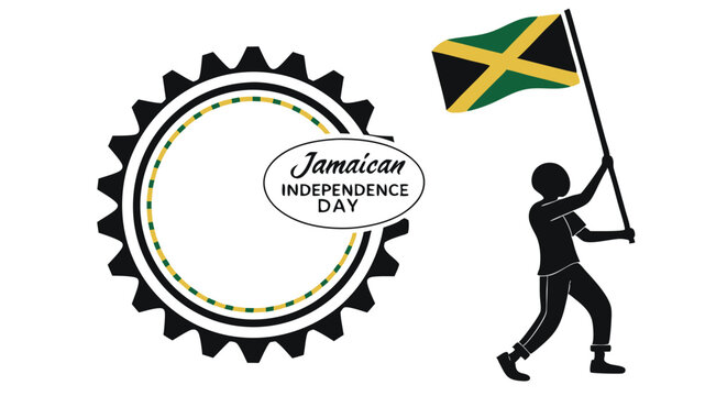 Vector illustration of Saint Vincent and the Grenadines Independence Day social media feed template