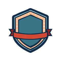 Vintage Badge Vector Illustration – Retro Emblem Design, Classic Label, Old Style, Decorative Award Art

