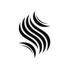 Obraz premium Creative and Custom S Letter Logo Illustration