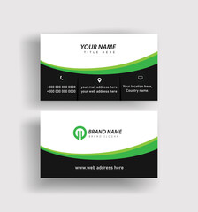 Stand out with this sleek corporate business card design ready to customize and use