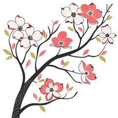 dogwood blossom tree