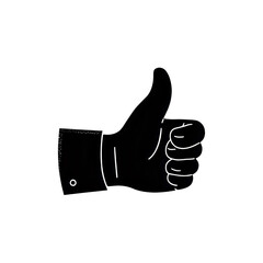 Thumbs Up Icon: Approval, Positive Feedback, Success Symbol