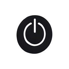 On Off Switch Icon: Simple Power Button Design