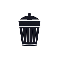 Trash Can Icon: Simple, Clean, and Versatile Design
