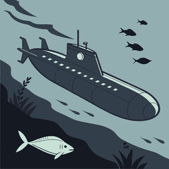 military ship in the sea