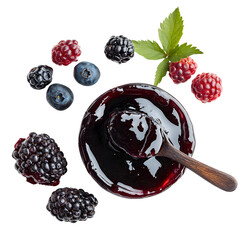 Delicious Berry Jam with Fresh Berries