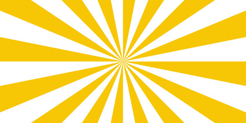 Vintage sunrays swirl sun beam vector banner design and comic burst. Retro abstract explosion white and yellow vintage ray sunrise star sunbeam texture. Radiate striped wave geometric circus light 