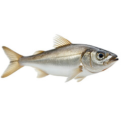 Naklejka premium Pilot Fish isolated on transparent background.
