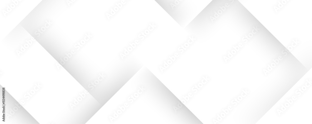 Poster folded paper with curled corner like gray and white geometric background with copy space vector. abs
