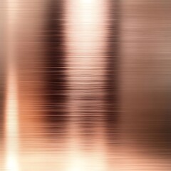 Polished Copper Surface With Circular Brushed Texture And Light Gradient For Abstract Background