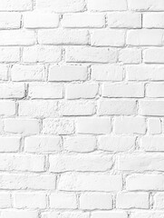 Obraz premium White brick wall texture background for product mockup and presentation
