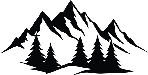 Obraz premium christmas tree vector illustration
