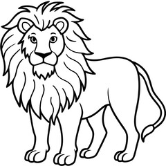 Lion Essence Line Art