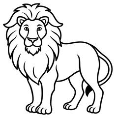 Lion Essence Line Art