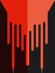 Abstract vibrant vector background wallpaper