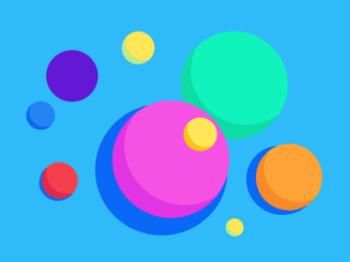 Abstract vibrant vector background wallpaper