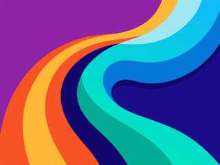 Abstract vibrant vector background wallpaper
