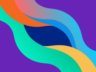 Abstract vibrant vector background wallpaper