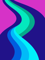 Abstract vibrant vector background wallpaper