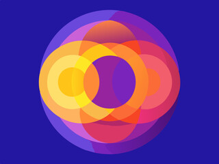 Abstract vibrant vector background wallpaper