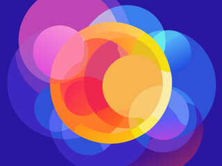 Obraz premium Abstract vibrant vector background wallpaper