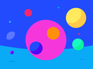 Abstract vibrant vector background wallpaper