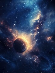Obraz premium deep space background