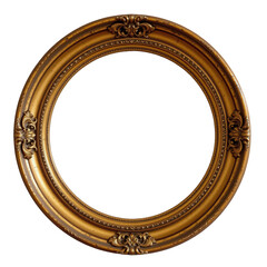 Obraz premium Ornate Vintage Gold Picture Frame with Intricate Detailing and Classic Design for Elegant Decor