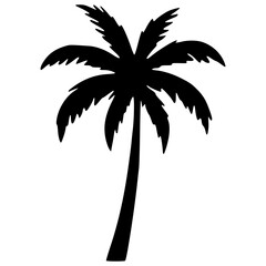 plam trees vector illustration