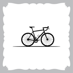 Silhouette of Man and Girl with Abstract Vintage Background Vector Illustration