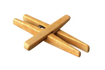 Nostalgic scent of grandma s laundry Classic wooden clothespins intertwined evoking simpler on transparent background
