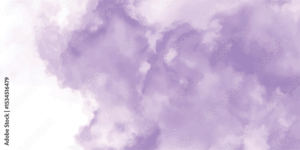 Poster abstract background with porple paint. porple and white watercolor background with stain texture.per