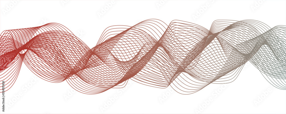 Poster abstract colorful glowing wave curved lines background. frequency sound wave lines.wave pattern glow