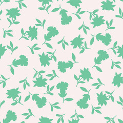 Botanical Beauty: Seamless Pattern of Exotic and Colorful Flowers