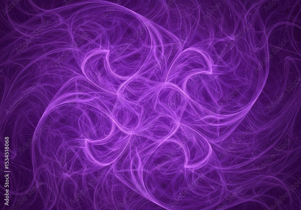 Poster purple swirling abstract design - intricate swirling patterns in shades of purple create a captivati