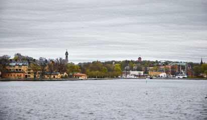 View of Stockholm. Stockholm (Sweden), April 20, 2025. The Swedish capital is made up of many islands. It is one of the most economically influential cities in the world. 