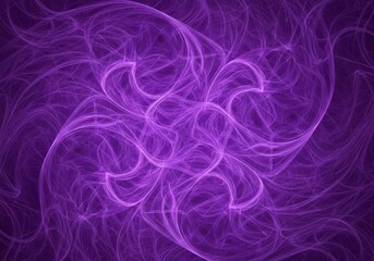 Purple Swirling Abstract Design - Intricate swirling patterns in shades of purple create a captivating abstract ideal for backgrounds or design projects