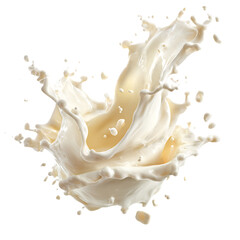 Fluffy Vanilla Dream Milk Splash with Airy Texture