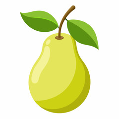 Simple Japanese Pear Vector