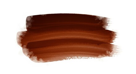Abstract Brown Paint Stroke - A rich brown paint stroke, symbolizing artistry, texture, creativity, energy, and design. The is perfect for backgrounds, textures, and artistic projects