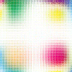 Halftone square colorful vector background
