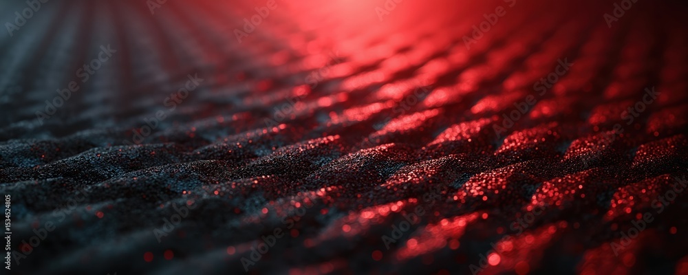 Aufkleber abstract 3d illustration with red and black colours. textured design with metallic pattern. tech bac