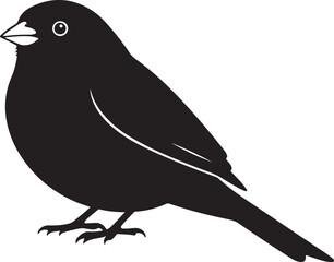 Junco Vector Silhouette