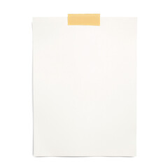 Isolated black line note paper, transparent background png On white background
